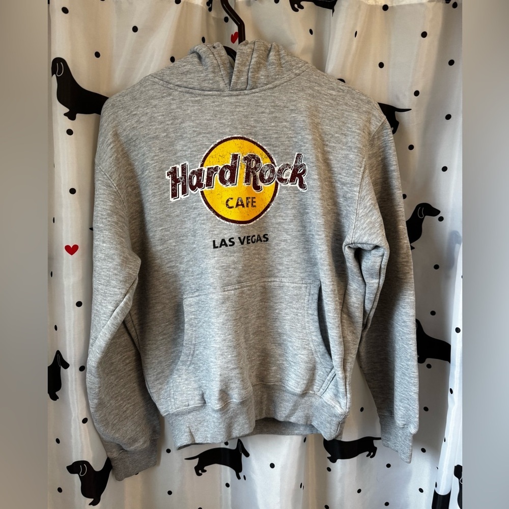 Hard Rock Cafe Gray Crew Neck Sweater